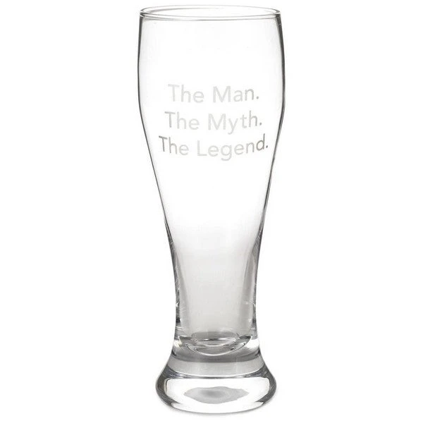 Hallmark Man, Myth, Legend Pilsner Glass 3 Hallmark Man, Myth, Legend Pilsner Glass