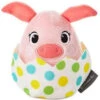 Hallmark Easter Egg Pig Zip-Along Plush -Hallmark 0001 EWM3337