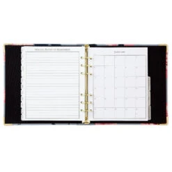 Hallmark Pink Peonies On Gray Address Book -Hallmark 0001ADD1873 3