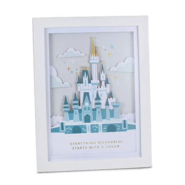 Hallmark Walt Disney World 50th Anniversary Castle Papercraft Framed Art, 8.88x10.5 3 Hallmark Walt Disney World 50th Anniversary Castle Papercraft Framed Art, 8.88x10.5