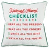 Hallmark Channel Checklist Throw Pillow, 16x16 -Hallmark 0001HKC2214 1