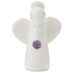 Hallmark Amethyst Angel Of Inspiration Mini Angel Figurine, 2"