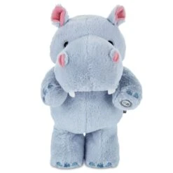 Hug 'n' Sing Tootin' Hippo Singing Stuffed Animal With Motion, 10"
