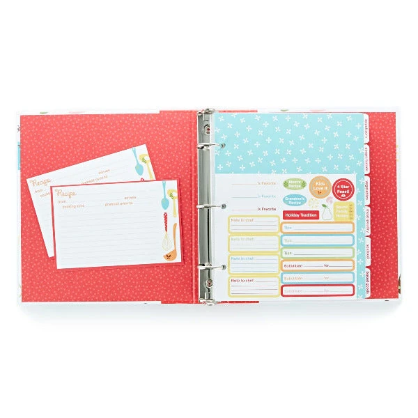 Hallmark Retro Recipe Organizer Binder 4 Hallmark Retro Recipe Organizer Binder - Image 2