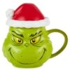 Hallmark Dr. Seuss's How The Grinch Stole Christmas!™ Grinch Santa Sculpted Mug With Sound, 21 Oz. -Hallmark 0001XKT2481