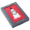 Hallmark Snowman With Wreath Boxed Christmas Cards, Pack Of 16 1 Hallmark Snowman With Wreath Boxed Christmas Cards, Pack Of 16 -Hallmark 0001XPX1224