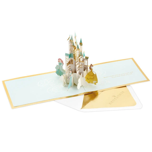 Disney Princess Castle 3D Pop-Up Birthday Card 3 Disney Princess Castle 3D Pop-Up Birthday Card
