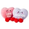 Hallmark Better Together Conversation Hearts Magnetic Plush, 4.75" -Hallmark 1KVL1032