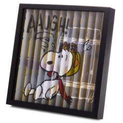 Hallmark Peanuts® Flying Ace Snoopy Dual-Image Framed Artwork, 10x10 -Hallmark 1PAJ3525 2