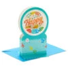 Hallmark All The Happiness Snow Globe Musical 3D Birthday Card With Motion -Hallmark Balloons Snow Globe Musical Motion 3DBirthday Card 1299WDR1212 01