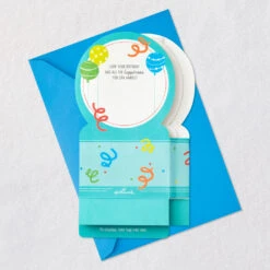 Hallmark All The Happiness Snow Globe Musical 3D Birthday Card With Motion -Hallmark Balloons Snow Globe Musical Motion 3DBirthday Card 1299WDR1212 07