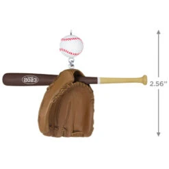 Hallmark Baseball Star 2023 Ornament 10 Hallmark Baseball Star 2023 Ornament -Hallmark Baseball Bat Glove and Ball Keepsake Ornament 1399QGO2697 03