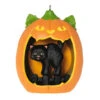 Hallmark Happy Halloween! Ornament 2 Hallmark Happy Halloween! Ornament -Hallmark Black Cat Pumpkin Diorama Keepsake Ornament 1799QFO5311 01