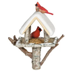 Hallmark Marjolein's Garden Winter Cardinals Ornament 13 Hallmark Marjolein's Garden Winter Cardinals Ornament -Hallmark Cardinals Birdfeeder Keepsake Ornament 1899QXR8099 06