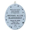 Hallmark Ceramic Personalized Ornament—Vertical Oval 1 Hallmark Ceramic Personalized Ornament—Vertical Oval -Hallmark Ceramic Personalized OrnamentVertical Oval 1999QHE1739B2 01