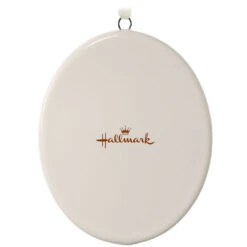 Hallmark Ceramic Personalized Ornament—Vertical Oval -Hallmark Ceramic Personalized OrnamentVertical Oval 1999QHE1739B2 06