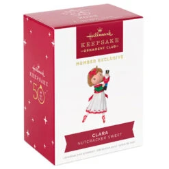 Hallmark Nutcracker Sweet Clara 2023 Exclusive Ornament -Hallmark Clara With Nutcracker Keepsake Ornament 1799QXC5621 04