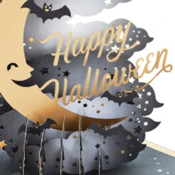 Hallmark Crescent Moon 3-D Pop-Up Halloween Card -Hallmark Crescent Moon and Bats 3D PopUp Halloween Card 1299IEH3001 04