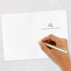 Hallmark Disney The Little Mermaid Ariel Happy Wish Quilled Paper Handmade Card 15 Hallmark Disney The Little Mermaid Ariel Happy Wish Quilled Paper Handmade Card -Hallmark Disney The Little Mermaid Ariel Quilled Paper Card 1299LAD2858 06