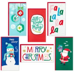 Hallmark -Hallmark Festive Assorted MoneyHolder Boxed Christmas Cards 5CZE2139 02