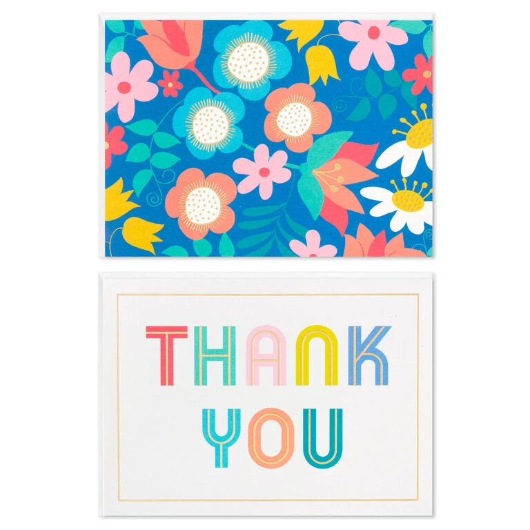 Hallmark Floral And Lettering Bulk Blank Note Cards, Pack Of 50 4 Hallmark Floral And Lettering Bulk Blank Note Cards, Pack Of 50 - Image 2