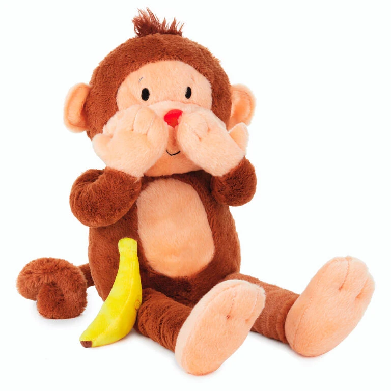 Hallmark Goin' Bananas Monkey Singing Stuffed Animal, 12" 4 Hallmark Goin' Bananas Monkey Singing Stuffed Animal, 12" - Image 2