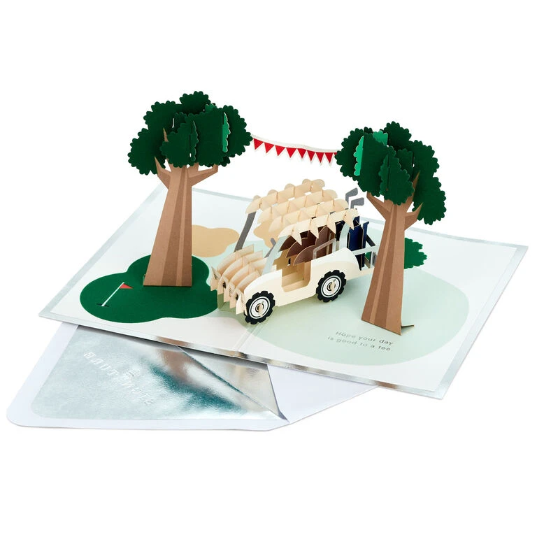 Hallmark Hope Your Day Is Good To A Tee Golf 3D Pop-Up Card 12 Hallmark Hope Your Day Is Good To A Tee Golf 3D Pop-Up Card - Image 10