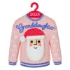 Hallmark Granddaughter Christmas Sweater 2023 Ornament -Hallmark Granddaughter Santa Sweater 2023 Keepsake Ornament 1399QGO2549 01