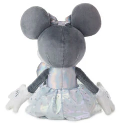 Hallmark Disney 100 Years Of Wonder Minnie Mouse Plush, 15.5" -Hallmark Gray and Iridescent Minnie Mouse Stuffed Animal 1DYG2078 02