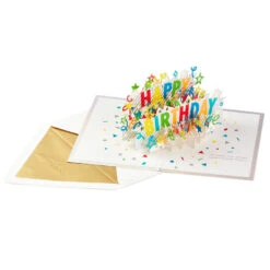 Hallmark Happy Birthday Cake 3D Pop-Up Birthday Card -Hallmark Happy Birthday Cake 3D PopUp Birthday Card 1299LAD8650 02