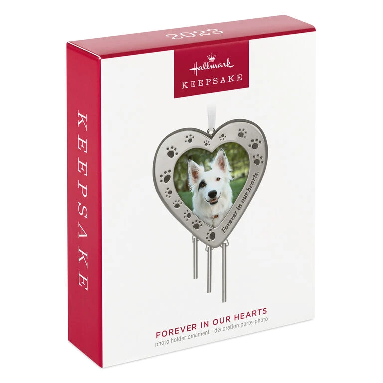 Hallmark Forever In Our Hearts Metal Photo Frame Pet Memorial Ornament 6 Hallmark Forever In Our Hearts Metal Photo Frame Pet Memorial Ornament - Image 4