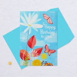 Hallmark 16" Joyful Butterflies Pop-Up Jumbo Birthday Card -Hallmark Joyful Butterflies Pop Up Birthday Card 1299CBG1010 06