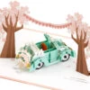 Hallmark Best Wishes For The Road Ahead 3D Pop-Up Wedding Card -Hallmark Just Married Car 3D PopUp Wedding Card 1299LAD2903 01