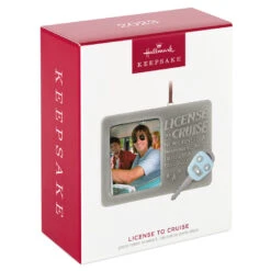 Hallmark License To Cruise 2023 Metal Photo Frame Ornament -Hallmark License to Cruise Picture Frame Keepsake Ornament 1599QHX3019 04