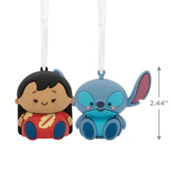 Better Together Disney Lilo & Stitch Magnetic Hallmark Ornaments, Set Of 2 -Hallmark Lilo and Stitch Christmas Ornaments 3HCM2403 03