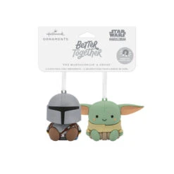 Better Together Star Wars: The Mandalorian™ And Grogu™ Magnetic Hallmark Ornaments, Set Of 2 -Hallmark Mandalorian and Grogu Christmas Ornaments 3HCM2401 04