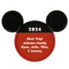 Hallmark Disney Mickey Mouse Ears Silhouette Text Personalized Ornament -Hallmark Mickey Mouse Ears Shape Text Personalized Ornament 2499QHE1962B1 01