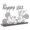 Hallmark Disney Mickey And Minnie Our Happy Place Quote Sign