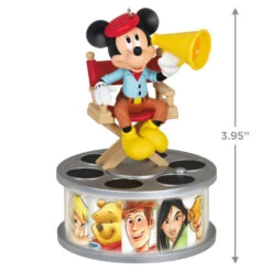 Hallmark Disney 100 Years Of Wonder Director Mickey Mouse Ornament With Light And Sound -Hallmark Mickey in Director Chair Keepsake Ornament 2999QXD6727 03