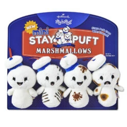 Hallmark Itty Bittys® Ghostbusters: Afterlife™ Mini Stay Puft Marshmallows Plush, Set Of 4 -Hallmark Mini Stay Puft Marshmallows Ghostbusters Afterlife itty bittys 1KDD1890 03 1