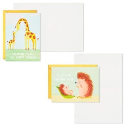 Hallmark Mom And Baby Animal Assortment Blank Thank-You Notes, Pack Of 48 -Hallmark Mom and Baby Animal Assortment Blank ThankYou Notes 5STZ1134 04