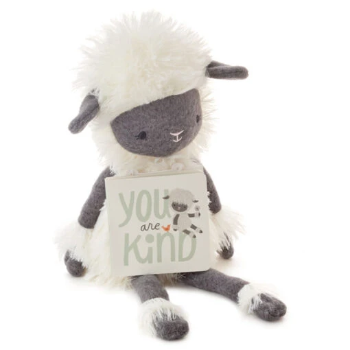 Hallmark MopTops Highland Sheep Stuffed Animal With You Are Kind Board Book -Hallmark MopTops Plush Sheep Stuffed Animal Board Book 1KID1535 01