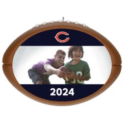 Hallmark NFL Football Chicago Bears Text And Photo Personalized Ornament