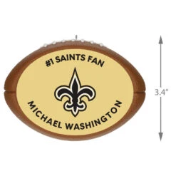 Hallmark NFL Football New Orleans Saints Text Personalized Ornament -Hallmark NFL Football New Orleans Saints Text Personalized Ornament 2499QHE1985B7 03