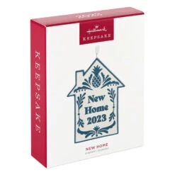 Hallmark New Home 2023 Porcelain Ornament -Hallmark New Home Blue and White House Keepsake Ornament 1799QHX3039 04