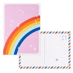 Hallmark Keep It Sunny Postcards, Book Of 10 15 Hallmark Keep It Sunny Postcards, Book Of 10 -Hallmark Orange and Blue Keep It Sunny Postcards 1SOM3857 04