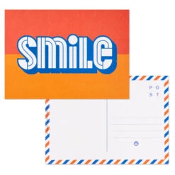 Hallmark Keep It Sunny Postcards, Book Of 10 18 Hallmark Keep It Sunny Postcards, Book Of 10 -Hallmark Orange and Blue Keep It Sunny Postcards 1SOM3857 07