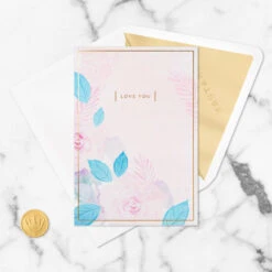 Hallmark The Special Place You Will Always Hold In My Heart Love Card -Hallmark Pink Lotus Flower 3D PopUp Love Card for Her 1299LAD2887 05
