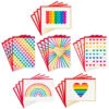 Hallmark Rainbow Hearts Boxed Blank Notes Assortment, Pack Of 24 -Hallmark Rainbow Hearts Assorted Boxed Blank Note Cards 5STZ1178 01