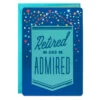 Hallmark 16" Retired And Admired Jumbo Retirement Card With Banner 2 Hallmark 16" Retired And Admired Jumbo Retirement Card With Banner -Hallmark Retired Admired Retirement Card 1299CBG3022 01
